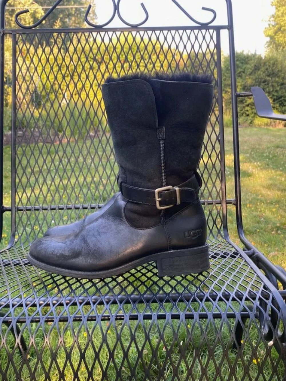 UGG Pernille Boots in Black, Women's Size 7 - Picture 2 of 16